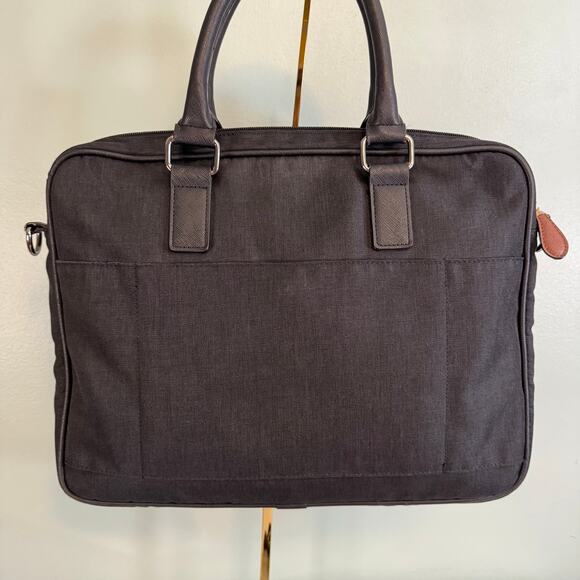 Ted Baker Briefcase Document Messenger Bag  Laptop Black 12X15.5 Inches - Picture 9 of 14